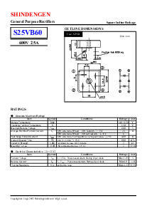 浏览型号S25VB60的Datasheet PDF文件第1页