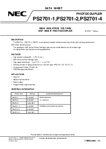 浏览型号PS2701-2的Datasheet PDF文件第1页