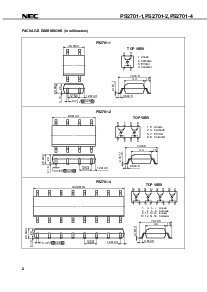 浏览型号PS2701-4的Datasheet PDF文件第2页