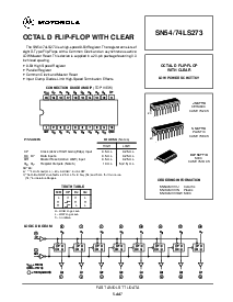浏览型号SN74LS273DW的Datasheet PDF文件第1页