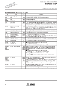 浏览型号M37920S4CGP的Datasheet PDF文件第4页