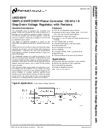 浏览型号LM2590HVS-5.0的Datasheet PDF文件第1页