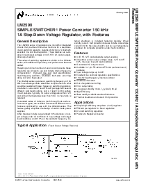 浏览型号LM2598S-5.0的Datasheet PDF文件第1页