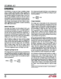 浏览型号LTC4054LES5-4.2的Datasheet PDF文件第8页
