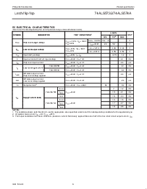 浏览型号74ALS573BD的Datasheet PDF文件第6页