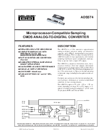 浏览型号ADS574JE的Datasheet PDF文件第1页