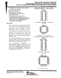 浏览型号SN74ALS574BN的Datasheet PDF文件第1页