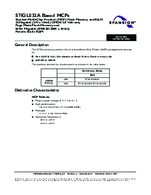 浏览型号S71GL032A80BFW0B0的Datasheet PDF文件第3页