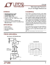 浏览型号LT1634BIS8-1.25的Datasheet PDF文件第1页