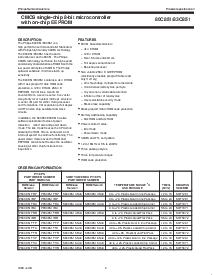 浏览型号S80C851-5B44的Datasheet PDF文件第2页