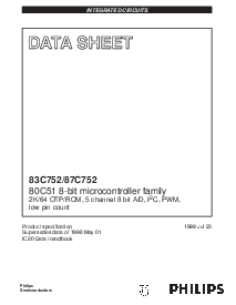 浏览型号S87C752-4N28的Datasheet PDF文件第1页
