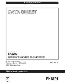 浏览型号SA5209D的Datasheet PDF文件第1页