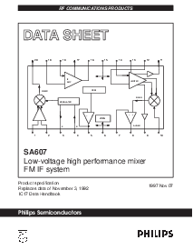 浏览型号SA607DK的Datasheet PDF文件第1页