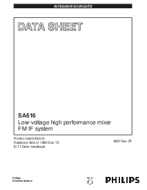 浏览型号SA616DK的Datasheet PDF文件第1页