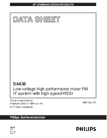 浏览型号SA636DK的Datasheet PDF文件第1页