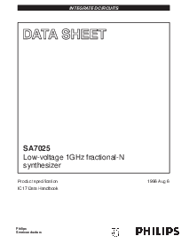 浏览型号SA7025DK的Datasheet PDF文件第1页