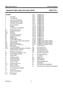 浏览型号SAA7111AH的Datasheet PDF文件第2页