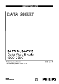 浏览型号SAA7125HZ的Datasheet PDF文件第1页
