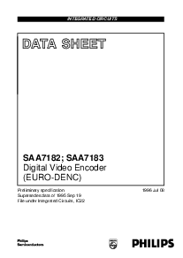 浏览型号SAA7182的Datasheet PDF文件第1页