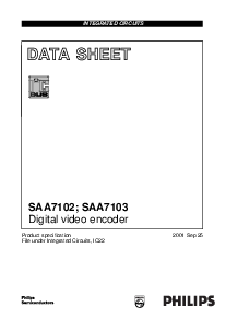 浏览型号SAA7102H的Datasheet PDF文件第1页