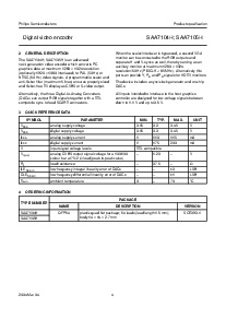 浏览型号SAA7104H的Datasheet PDF文件第4页