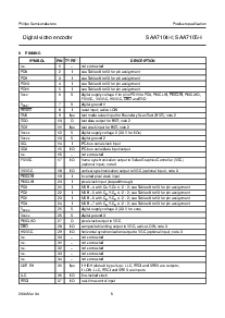 浏览型号SAA7104H的Datasheet PDF文件第6页