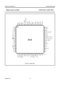 浏览型号SAA7104H的Datasheet PDF文件第8页