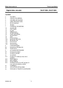 浏览型号SAA7128H的Datasheet PDF文件第2页