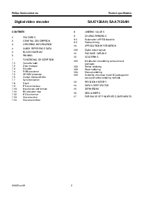 浏览型号SAA7129AH的Datasheet PDF文件第2页