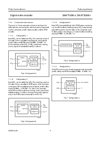 浏览型号SAA7129AH的Datasheet PDF文件第9页