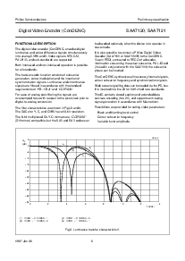 浏览型号SAA7121的Datasheet PDF文件第6页
