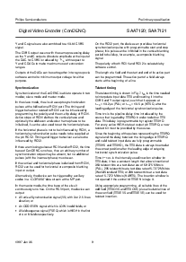 浏览型号SAA7121的Datasheet PDF文件第9页