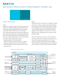 浏览型号SAA7135的Datasheet PDF文件第2页