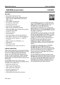 浏览型号SAA6588T的Datasheet PDF文件第2页