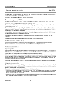 浏览型号SAA3004P的Datasheet PDF文件第4页