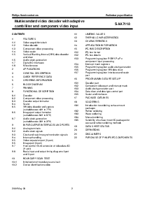 浏览型号SAA7118的Datasheet PDF文件第2页