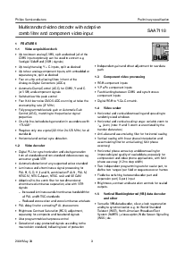 浏览型号SAA7118H的Datasheet PDF文件第3页