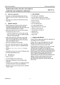 浏览型号SAA7118的Datasheet PDF文件第4页