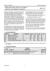 浏览型号SAA7118E的Datasheet PDF文件第5页