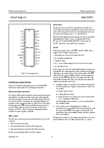 浏览型号SAA1305T的Datasheet PDF文件第5页