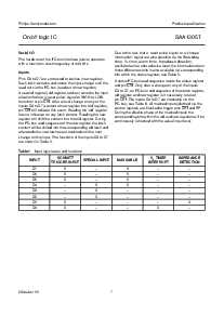 浏览型号SAA1305T的Datasheet PDF文件第7页