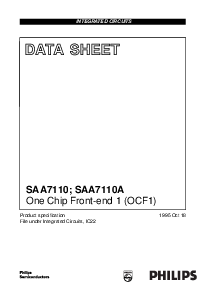 浏览型号SAA7110A的Datasheet PDF文件第1页