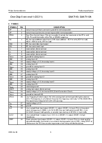 浏览型号SAA7110A的Datasheet PDF文件第6页