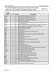 浏览型号SAA7114H的Datasheet PDF文件第7页
