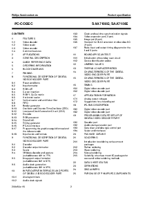 浏览型号SAA7108E的Datasheet PDF文件第2页