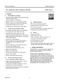 浏览型号SAA7134HL的Datasheet PDF文件第3页