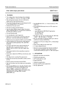 浏览型号SAA7113H的Datasheet PDF文件第3页