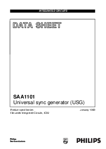浏览型号SAA1101的Datasheet PDF文件第1页