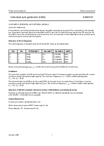 浏览型号SAA1101的Datasheet PDF文件第7页