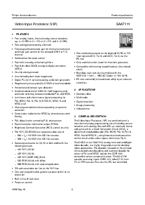 浏览型号SAA7111WP的Datasheet PDF文件第3页